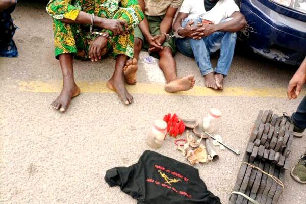 Police discover illegal security outfit where people are killed, buried in Lagos [PHOTOS]
