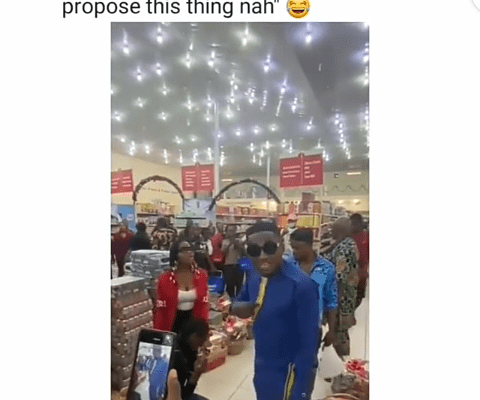 Lady in tears As her boyfriend turns down Her Proposal at a mall (Video)